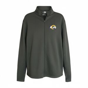 Men’s NFL LA Rams Full Zip Track Jacket Sz-Large